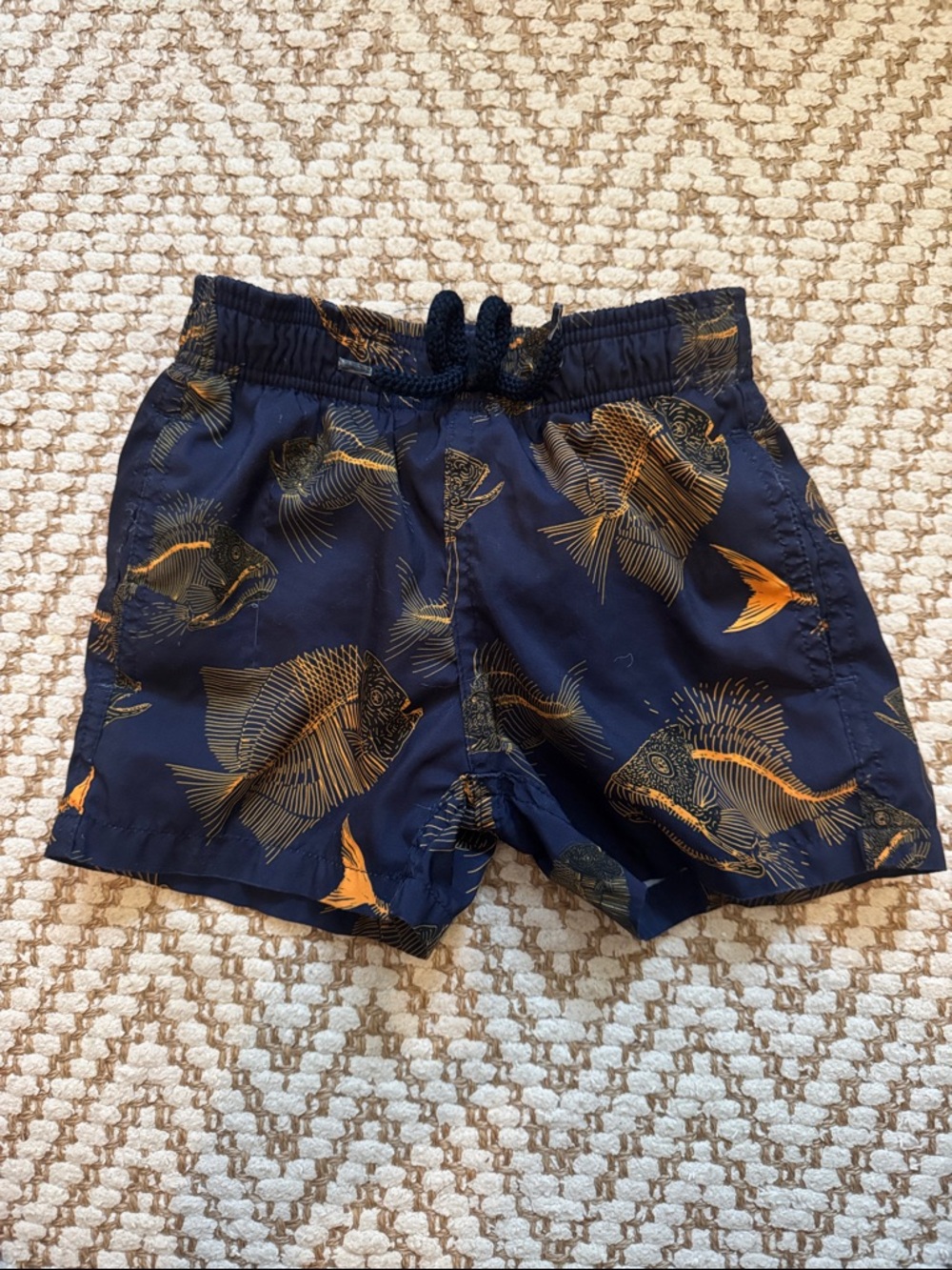 Vilebrequin Navy and Orange trunks